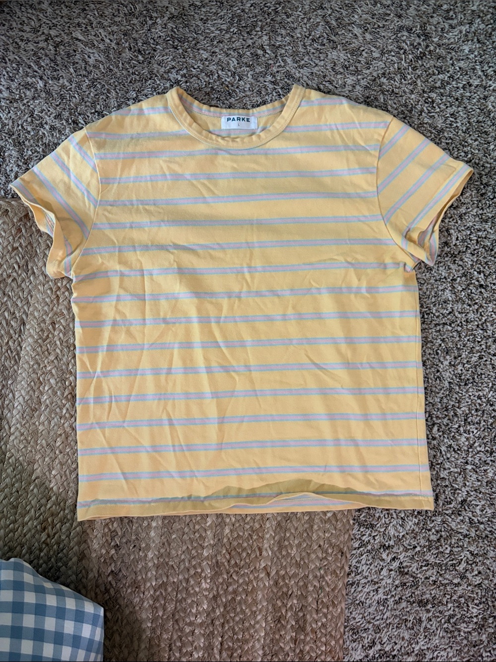 Parke Birthday Stripe Boxy Tee